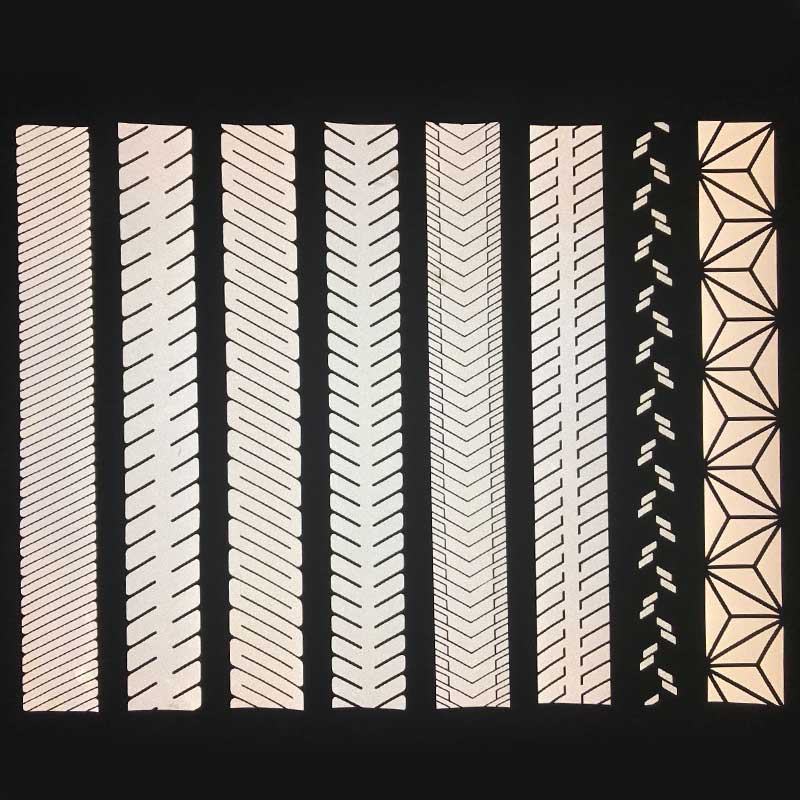 亮银华体会平台-华体会(中国)热贴膜斜纹刻条 可定制花纹